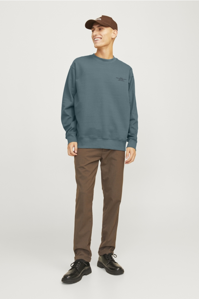 JPRBLACHAD BRANDING SWEAT CREW NECK 12261386 GOBLIN BLUE